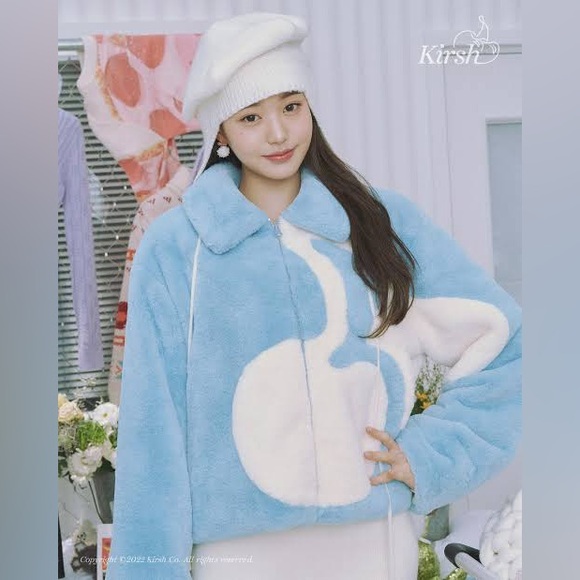 KIRSH Big Cherry Faux Fur Jumper - Picture 4 of 5